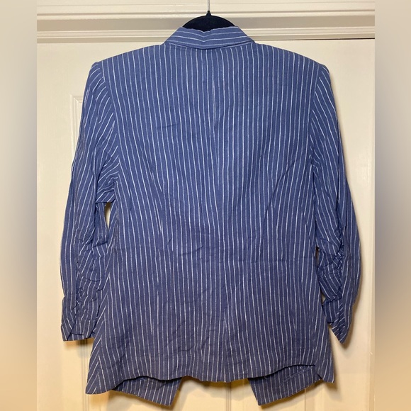 NWT‎ Nic+ Zoe Women’s Central Park Scrunch Sleeve Jacket Spring Summer Linen - Picture 8 of 11